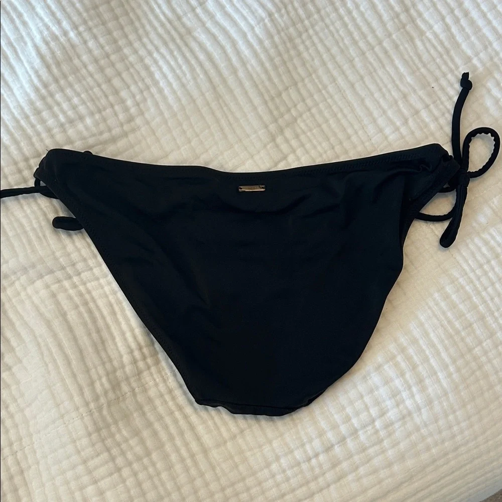 Victoria's Secret Black Bikini Bottom with Side Ties - Picture 2 of 4